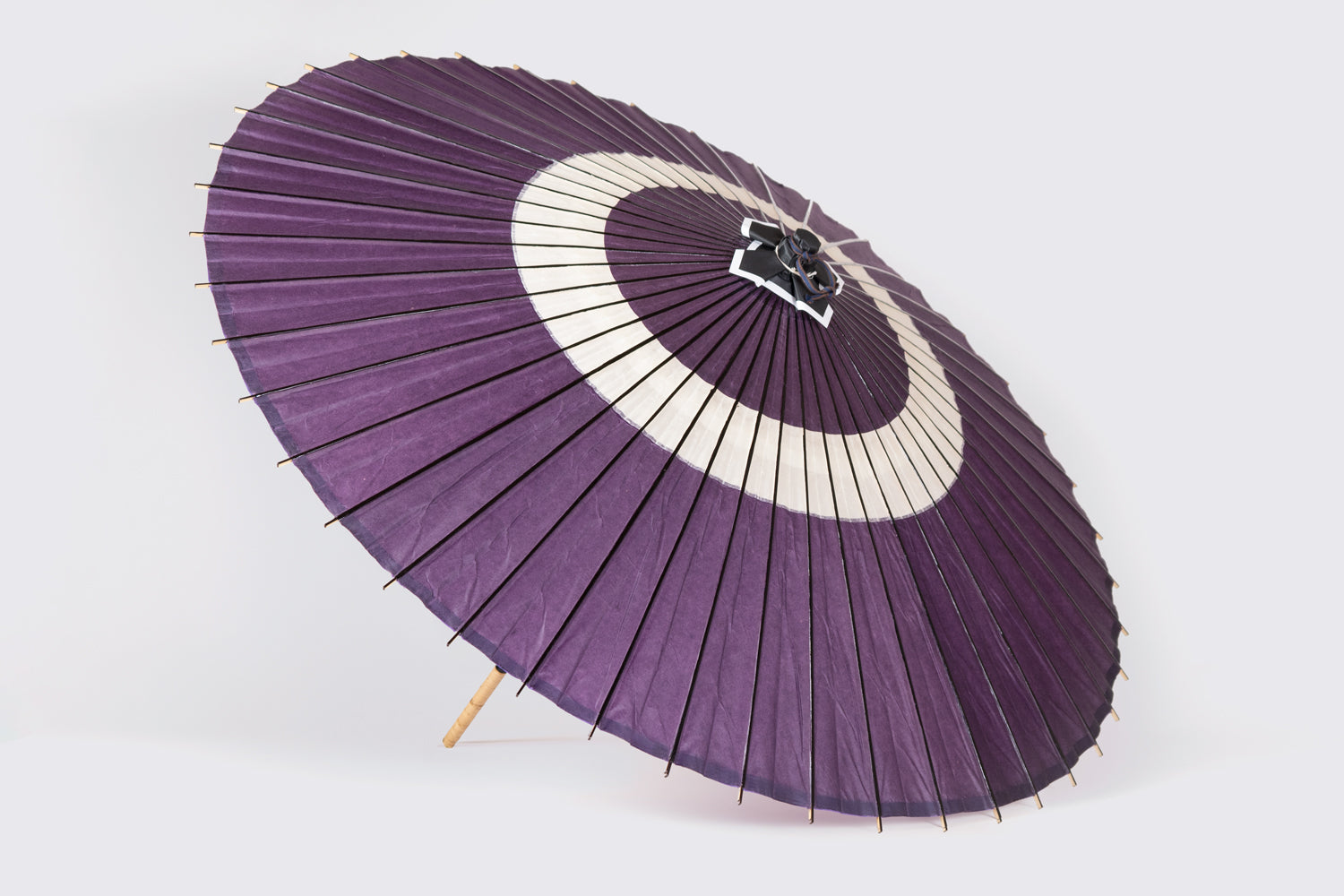 金沢和傘 蛇の目傘 蛇の目傘 中入 紫白 | 京和傘・照明・工芸 - HIYOSHIYA ONLINE SHOP