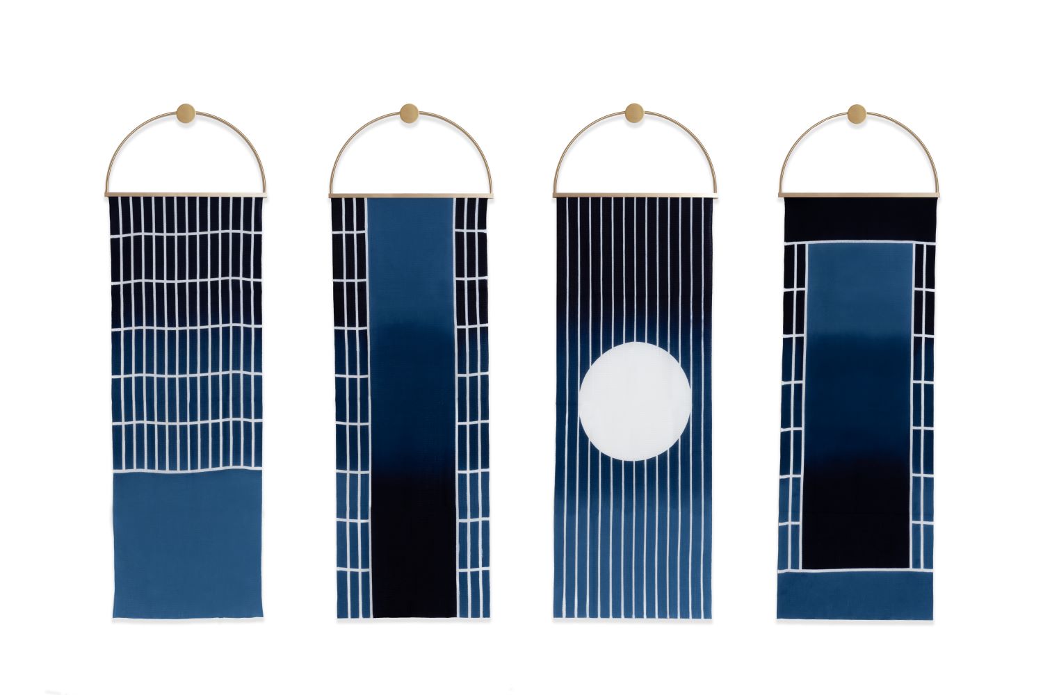 〈新江戸染〉 手巾 Echappées Bleues