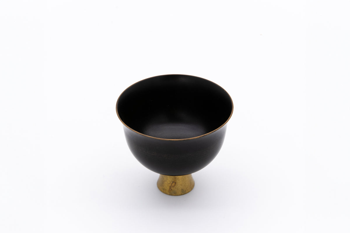 KISEN〉Guinomi Sake Cup WAN Kurourushi | 京和傘・照明・工芸 