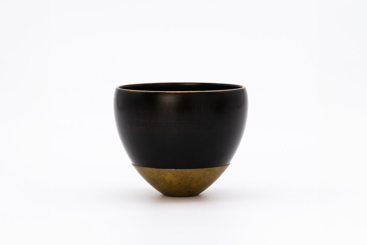KISEN〉Guinomi Sake Cup DON Kurourushi | 京和傘・照明・工芸 