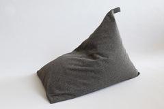 〈Daitou Shingu Kogyo〉tetra - CHENILLE Beanbag Lounge Chair, Big Size