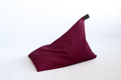 〈Daitou Shingu Kogyo〉tetra - CHENILLE Beanbag Lounge Chair, Regular Size