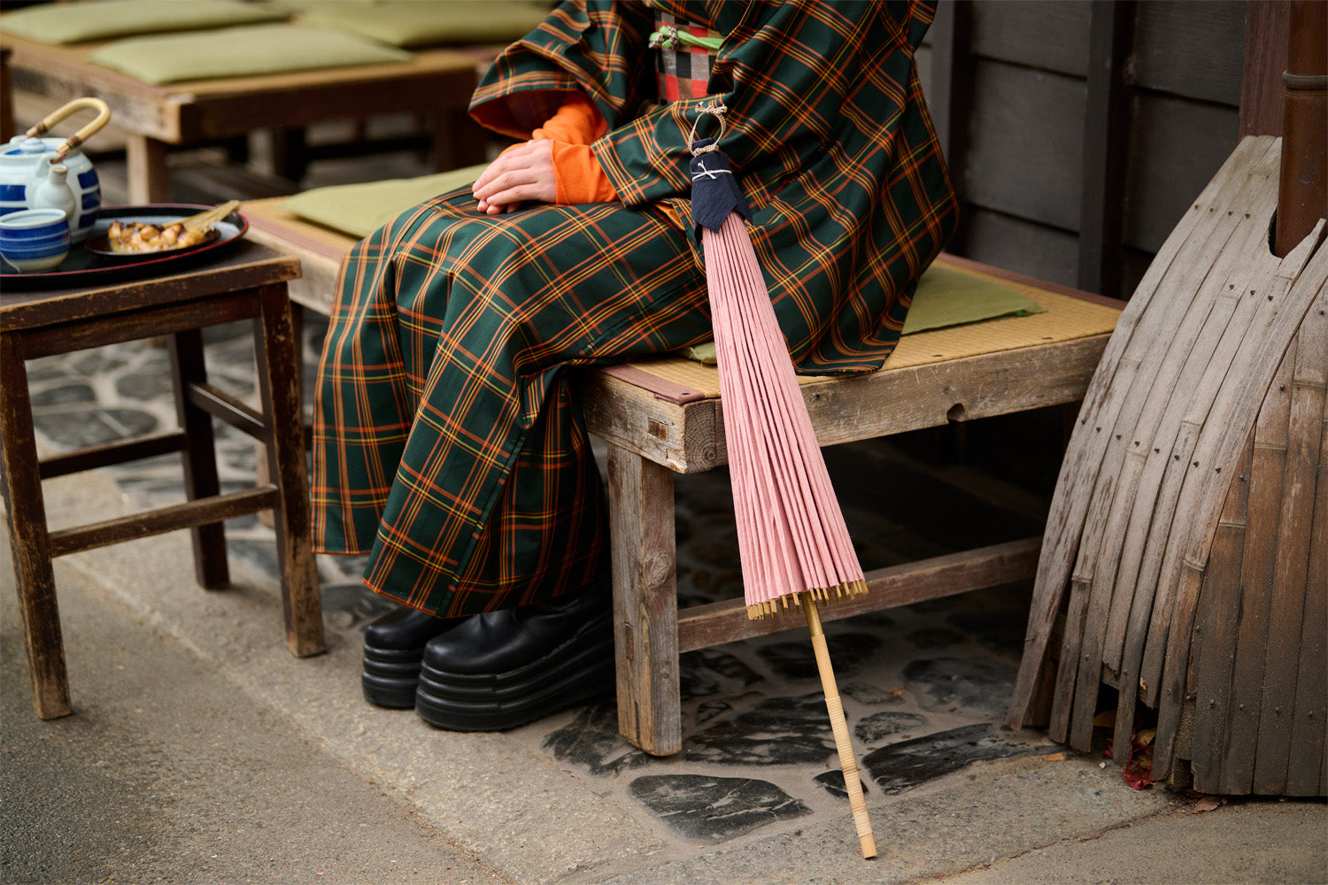 Japanese parasol -uguisu-