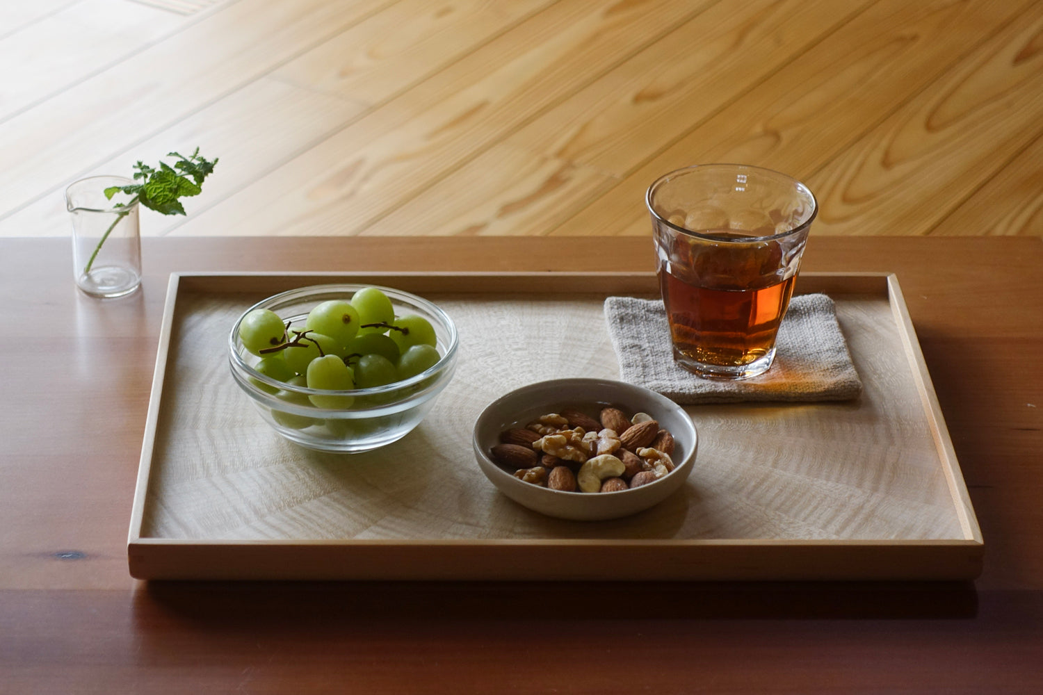 長型托盤 白梧桐木