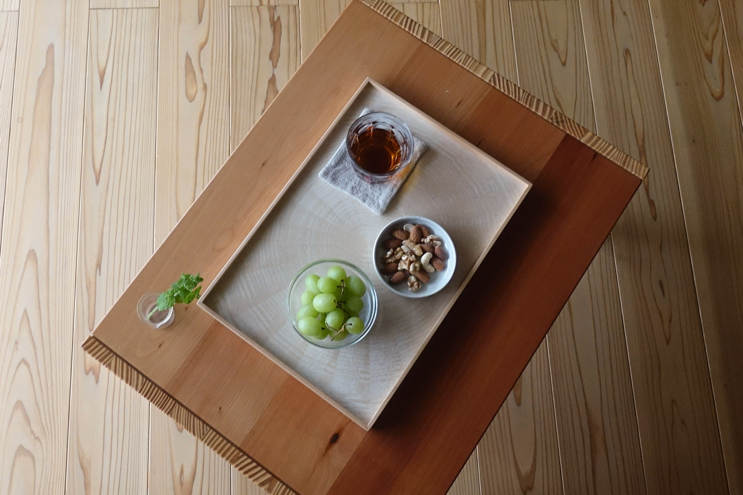 長型托盤 白梧桐木