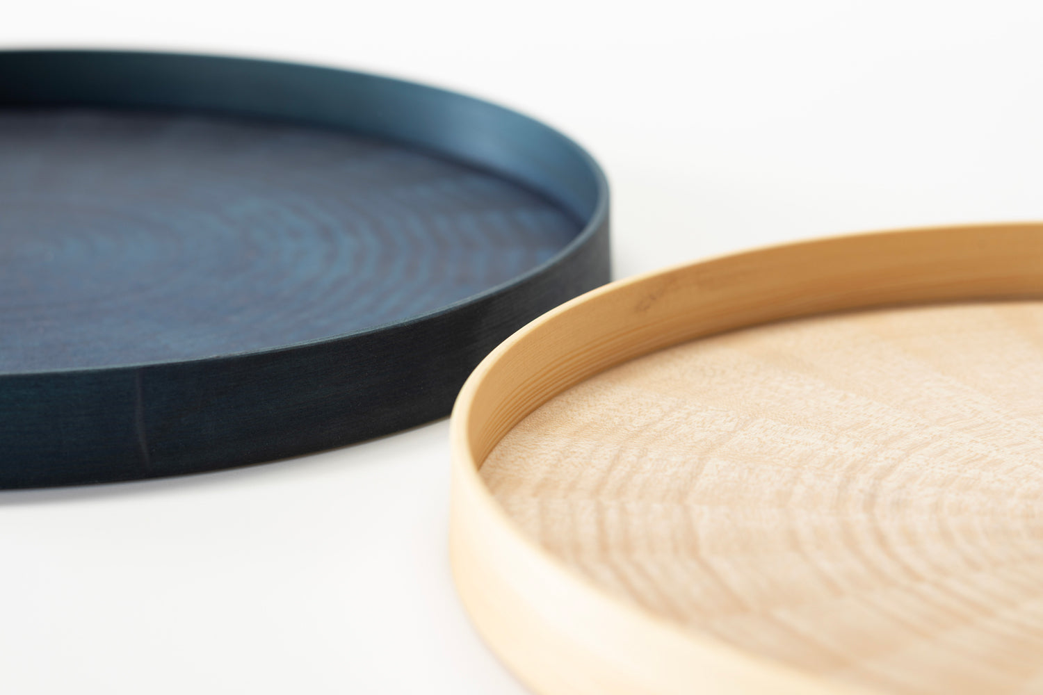 Round RAYS TRAY S White Sycamore