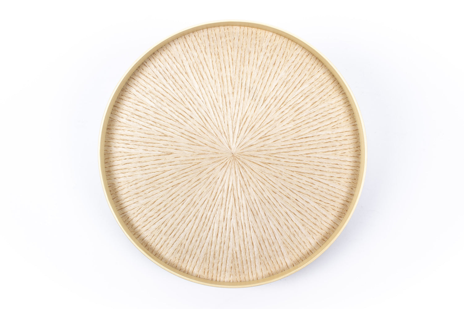Round RAYS TRAY S White Ash