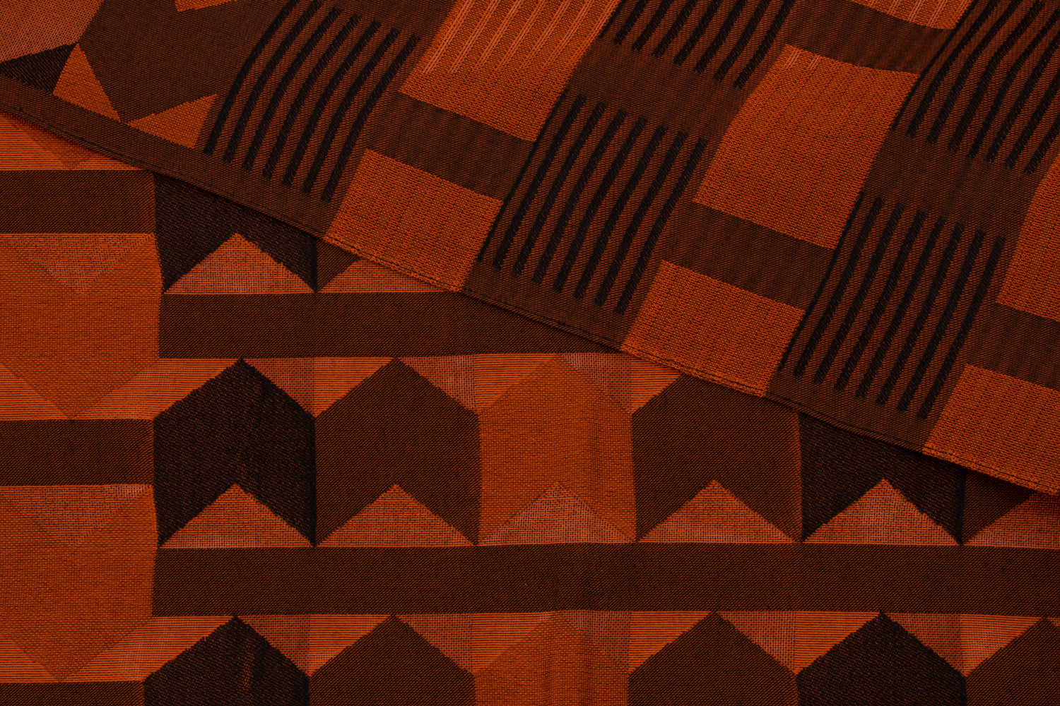 安田織物 紗羅編織幾何披肩