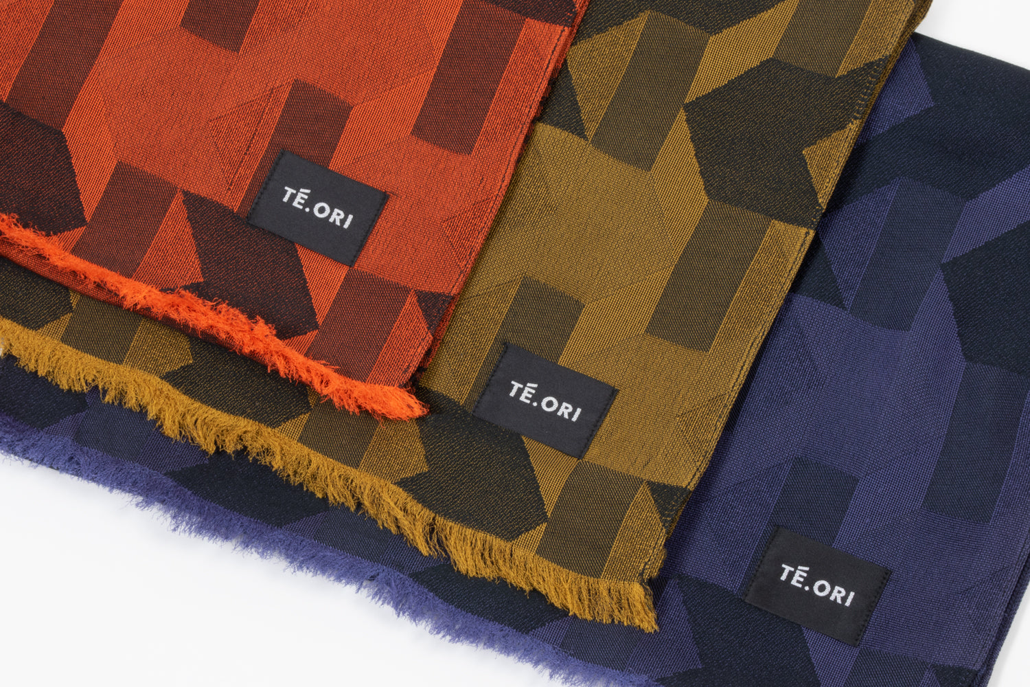 安田織物 紗羅編織幾何披肩