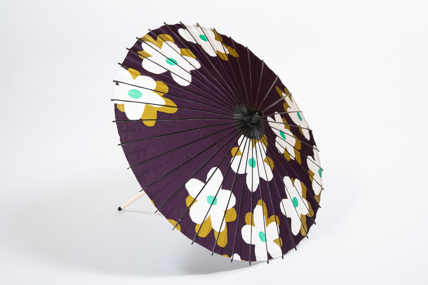 SOU・SOU×Hiyoshiya Japanese parasol [Flowers]