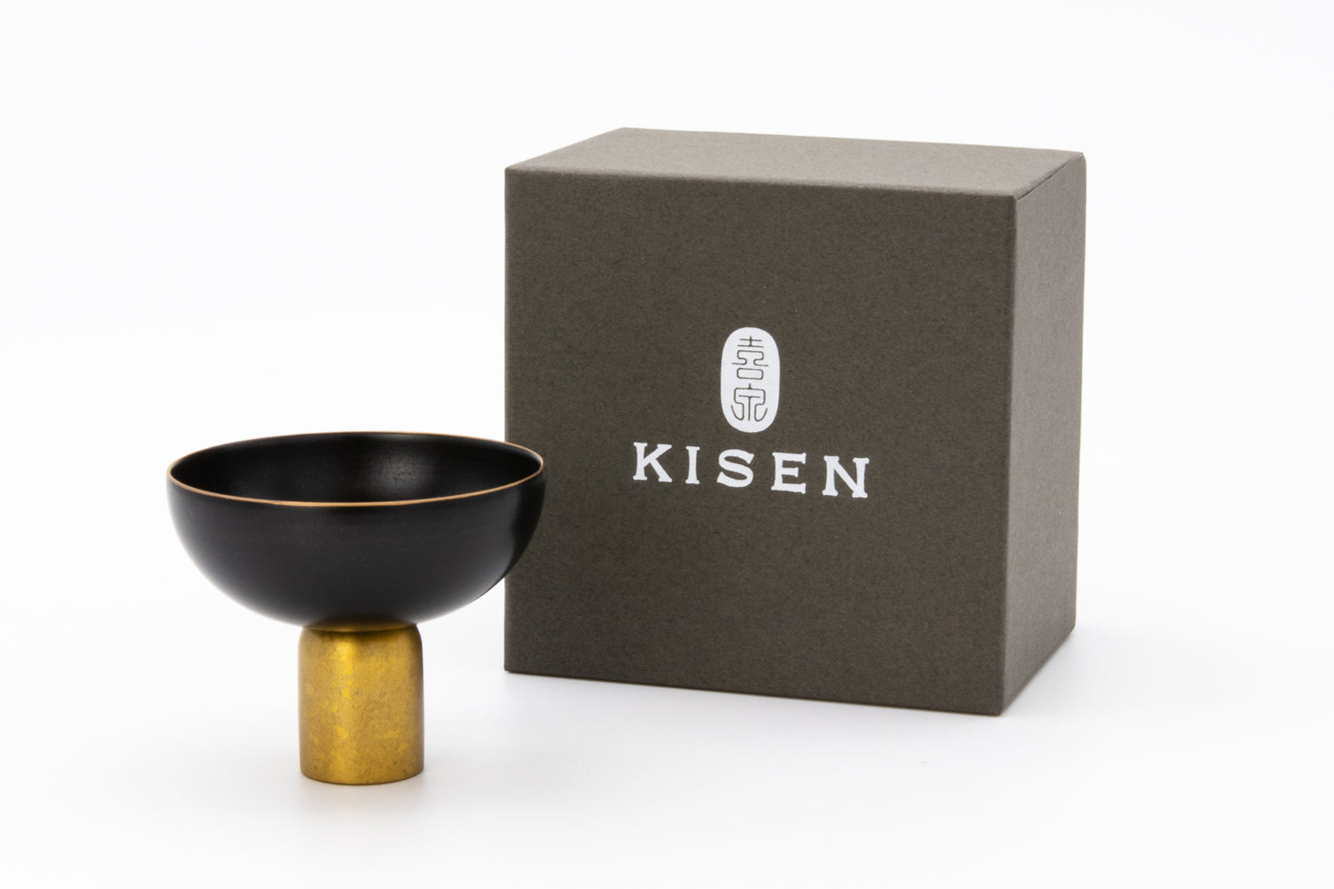 【KISEN】　Guinomi Sake Cup  KOKESHI Kurourushi