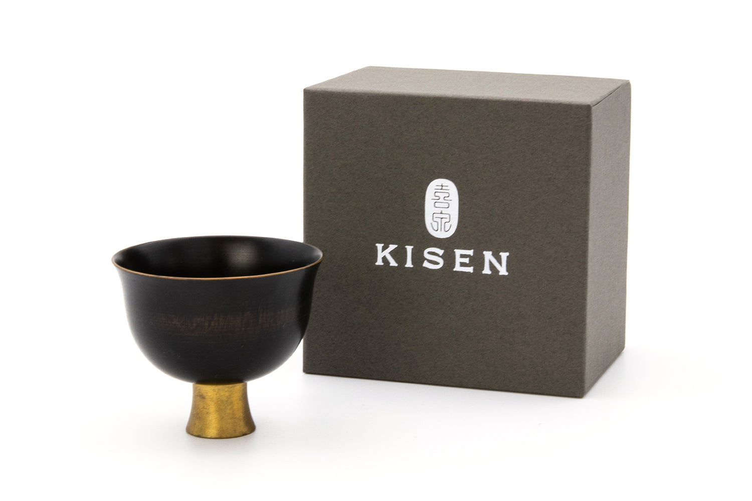 【KISEN】　Guinomi Sake Cup  WAN Kurourushi