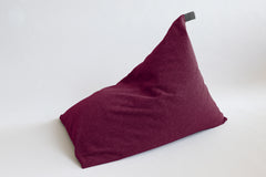 〈Daitou Shingu Kogyo〉tetra - CHENILLE Beanbag Lounge Chair, Big Size