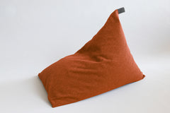 〈Daitou Shingu Kogyo〉tetra - CHENILLE Beanbag Lounge Chair, Big Size