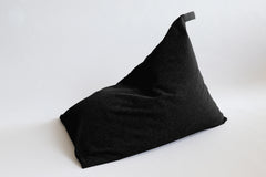 〈Daitou Shingu Kogyo〉tetra - CHENILLE Beanbag Lounge Chair, Big Size