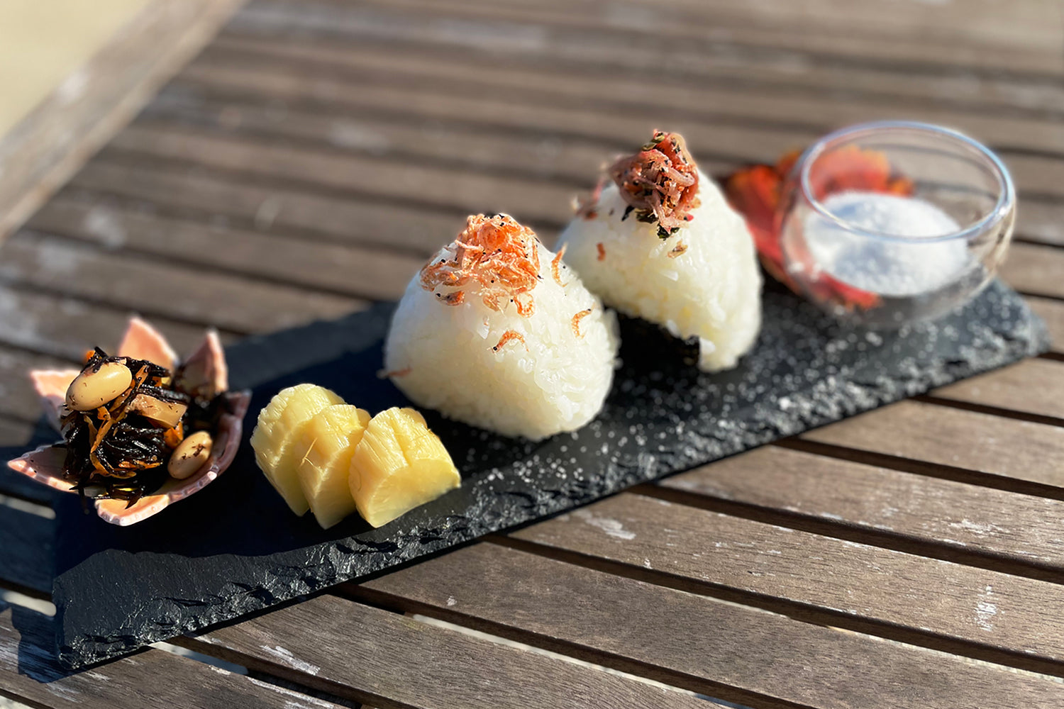 〈龍神乃鹽〉SASHIMI・YAKINIKU・GIN-SHARI 3種セット