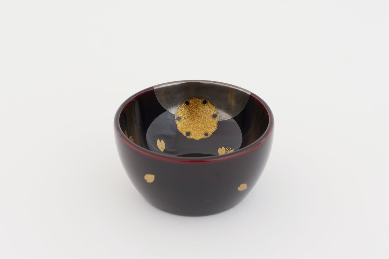 〈Wajima Lacquerware〉Guinomi Sake Cup Sou-Tame