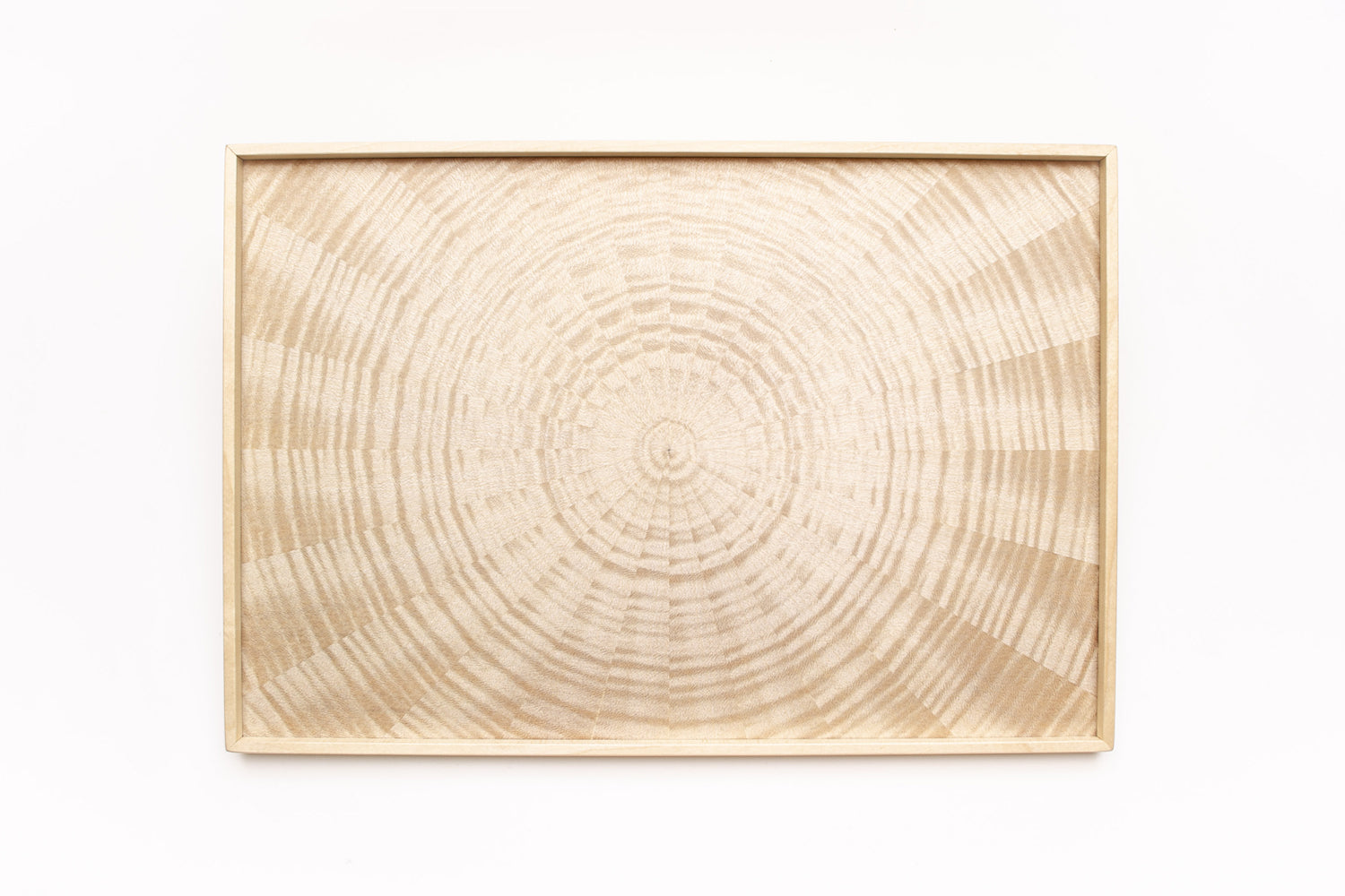 Rectangle RAYS TRAY White Sycamore