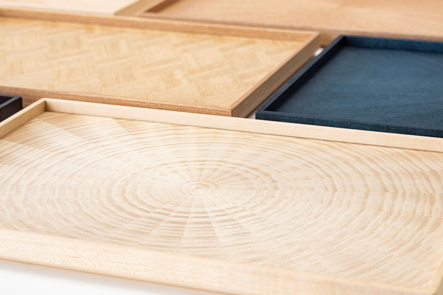 Rectangle RAYS TRAY White Sycamore