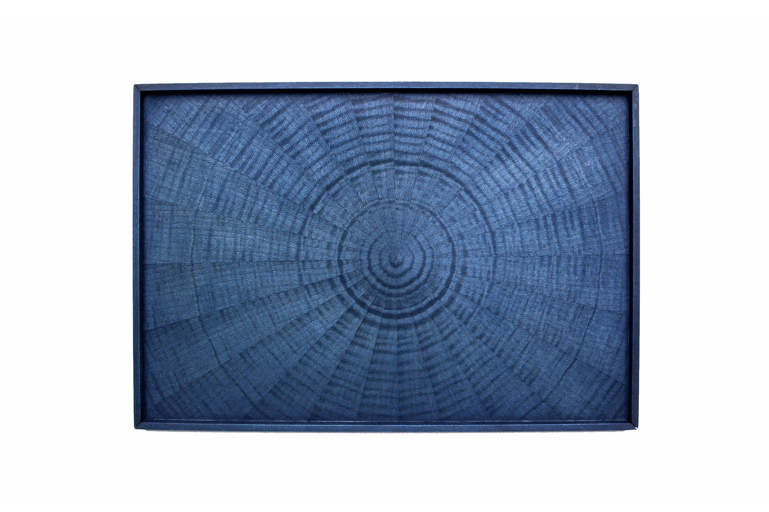 Rectangle RaysTray White sycamore　Aizome indigo finish