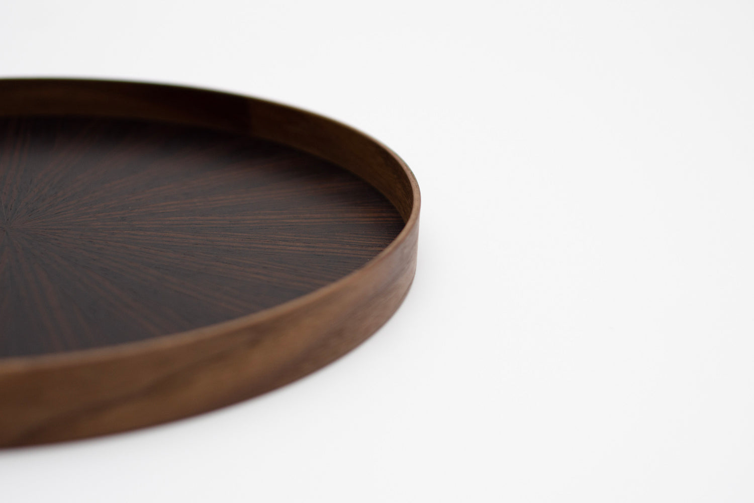 Round RAYS TRAY S Ebony