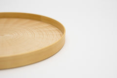 Round RAYS TRAY S White Sycamore