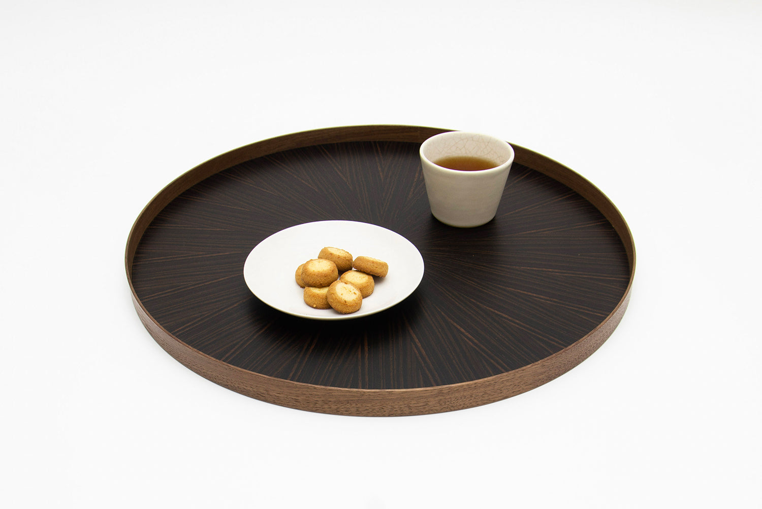 Round RaysTray L Ebony