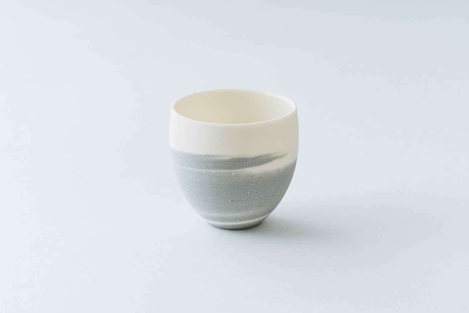 〈UZANYOU〉TRANSLUCENT SERIES MARBLE TEACUP   (Gray)
